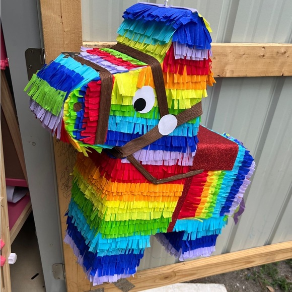 Colorful Donkey Pinata for Kids - Picture 4 of 8
